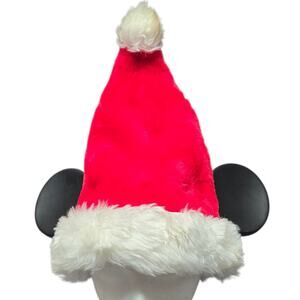 Walt Disney Goofy's Hat CO. Mickey Mouse Ears Santa Hat Adult Christmas
